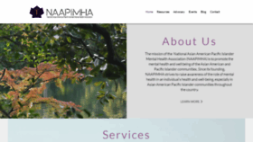 What Naapimha.org website looked like in 2021 (2 years ago)