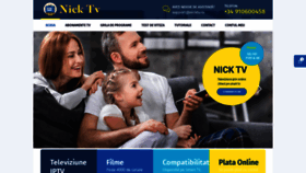 What Nicktv.ro website looked like in 2021 (2 years ago)