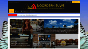 What Noordernieuws.be website looked like in 2021 (2 years ago)