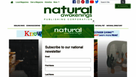 What Naturalawakeningsmag.com website looked like in 2021 (2 years ago)