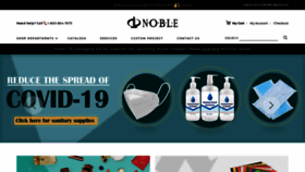What Noblepack.com website looked like in 2021 (2 years ago)