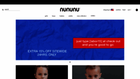 What Nununuworld.com website looked like in 2021 (2 years ago)