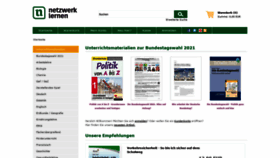 What Netzwerk-lernen.de website looked like in 2021 (2 years ago)