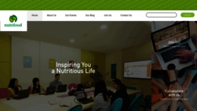 What Nutrifood.co.id website looked like in 2021 (2 years ago)