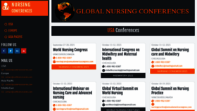 What Nursingconference.com website looked like in 2021 (2 years ago)