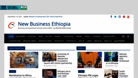 What Newbusinessethiopia.com website looked like in 2021 (2 years ago)