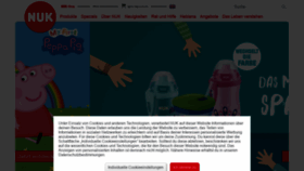 What Nuk.de website looked like in 2021 (2 years ago)