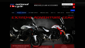 What Nationalcycle.com website looked like in 2021 (2 years ago)