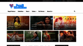 What Nepalichalchitra.com website looked like in 2021 (2 years ago)