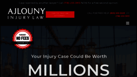 What Nyautoaccidentlaw.com website looked like in 2021 (2 years ago)
