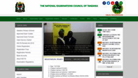 What Necta.go.tz website looked like in 2021 (2 years ago)