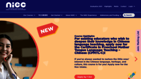 What Niec.edu.sg website looked like in 2021 (2 years ago)