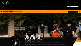 What Nku.edu website looked like in 2021 (2 years ago)