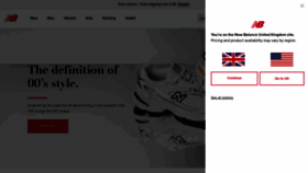 What Newbalance.co.uk website looked like in 2021 (2 years ago)