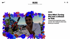 What Nikeinc.com website looked like in 2021 (2 years ago)