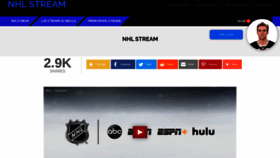 What Nhlstream.net website looked like in 2021 (2 years ago)