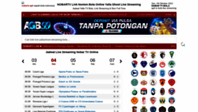 What Nobartv.co.id website looked like in 2021 (4 years ago)