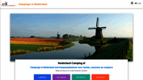What Nederland-camping.nl website looked like in 2021 (2 years ago)
