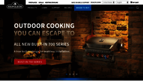 What Napoleongrills.com website looked like in 2021 (2 years ago)