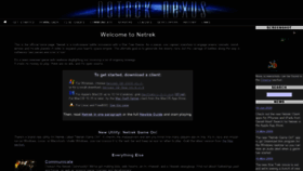 What Netrek.org website looked like in 2021 (2 years ago)