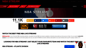 What Nbastream.net website looked like in 2021 (2 years ago)