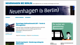 What Neuenhagen-info.de website looked like in 2021 (2 years ago)