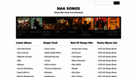 What Naasongs24.com website looked like in 2021 (2 years ago)