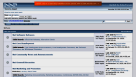 What Nxtforum.org website looked like in 2021 (4 years ago)