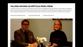 What Notarmail.ee website looked like in 2021 (4 years ago)