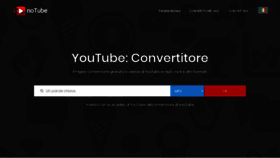 What Notube.lol website looked like in 2021 (2 years ago)