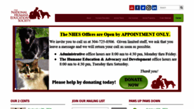 What Nhes.org website looked like in 2021 (2 years ago)