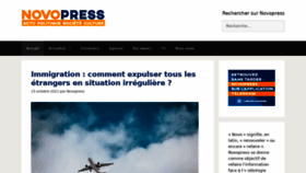 What Novopress.info website looked like in 2021 (4 years ago)