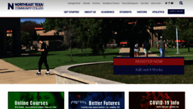 What Ntcc.edu website looked like in 2021 (4 years ago)