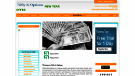 What Niftyandstockoptions.com website looked like in 2021 (2 years ago)
