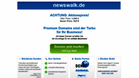 What Newswalk.de website looked like in 2021 (3 years ago)