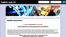 What Naruto-kun.ini.hu website looked like in 2021 (2 years ago)