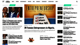 What Newsofnigeria.com website looked like in 2021 (2 years ago)