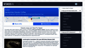 What Nfsmods.ru website looked like in 2021 (2 years ago)