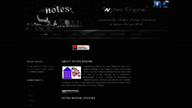 What Notesengine.com website looked like in 2021 (2 years ago)