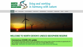 What Northdevonbiosphere.org.uk website looked like in 2021 (2 years ago)