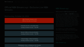 What Nbastreams1.xyz website looked like in 2021 (2 years ago)