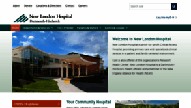 What Newlondonhospital.org website looked like in 2021 (2 years ago)