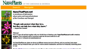 What Namethatplant.net website looked like in 2021 (2 years ago)