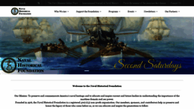 What Navyhistory.org website looked like in 2021 (2 years ago)