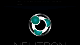 What Neutroncoin.com website looked like in 2021 (2 years ago)