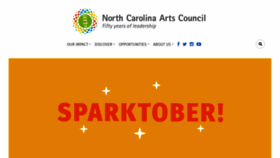What Ncarts.org website looked like in 2021 (2 years ago)