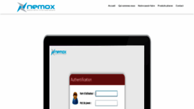 What Nemox.fr website looked like in 2021 (2 years ago)