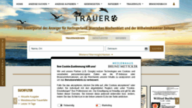 What Nordwest-trauerportal.de website looked like in 2021 (2 years ago)