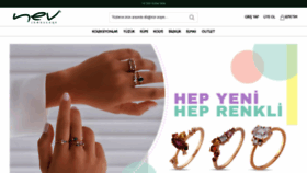 What Nevjewellery.com website looked like in 2021 (2 years ago)
