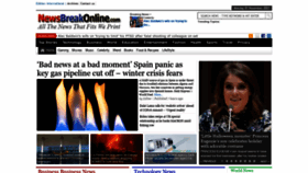 What Newsbreakonline.com website looked like in 2021 (2 years ago)